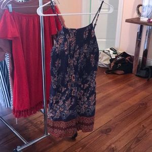 Print Smocked Romper